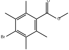 Benzoic acid, 4-bromo-2,3,5,6-tetramethyl-, methyl ester Structure