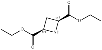 2,4-Azetidinedicarboxylic acid, 2,4-diethyl ester, (2R,4S)-rel- 구조식 이미지