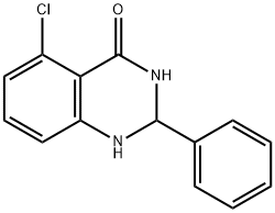 4(1H)-Quinazolinone, 5-chloro-2,3-dihydro-2-phenyl- Structure