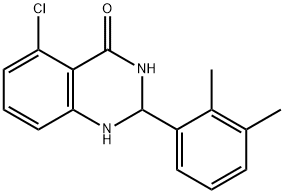 4(1H)-Quinazolinone, 5-chloro-2-(2,3-dimethylphenyl)-2,3-dihydro- Structure