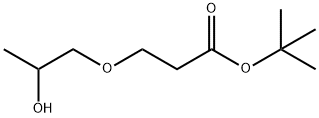 Propanoic acid, 3-(2-hydroxypropoxy)-, 1,1-dimethylethyl ester Structure