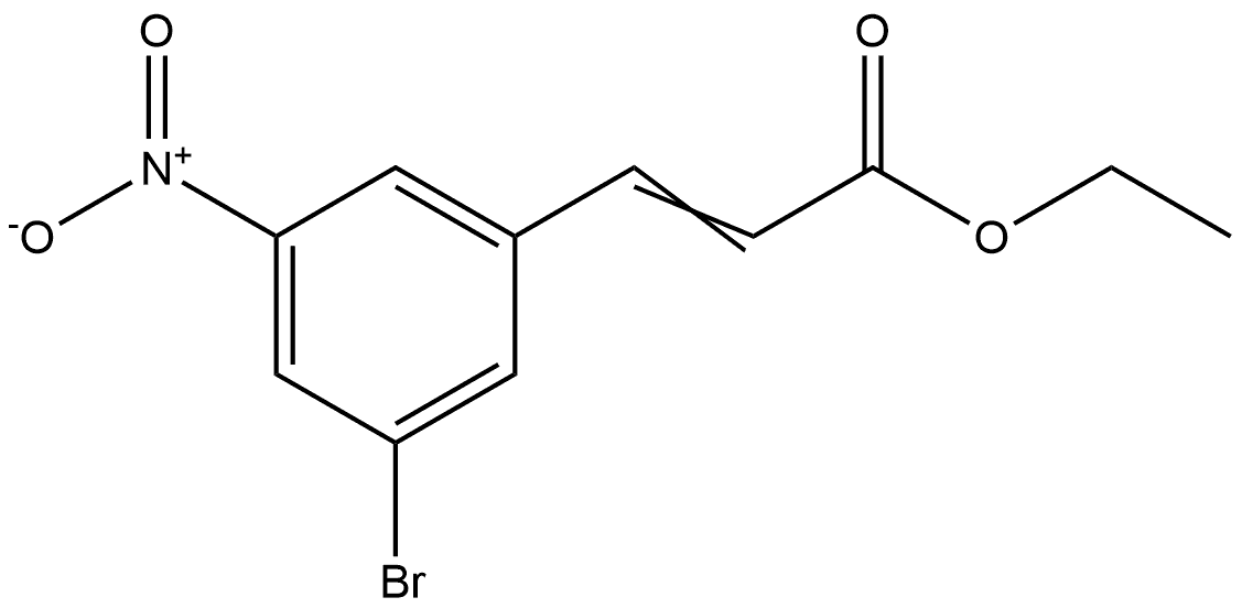 ethyl 3-(3-bromo-5-nitrophenyl)acrylate Structure