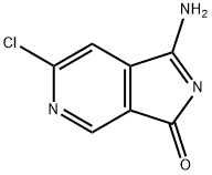 3H-Pyrrolo[3,4-c]pyridin-3-one, 1-amino-6-chloro- Structure