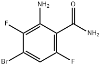 Benzamide, 2-amino-4-bromo-3,6-difluoro- 구조식 이미지