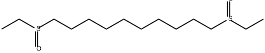 Decane, 1,10-bis(ethylsulfinyl)- 구조식 이미지
