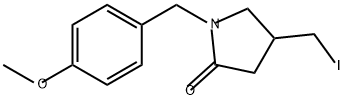 2-Pyrrolidinone, 4-(iodomethyl)-1-[(4-methoxyphenyl)methyl]- Structure