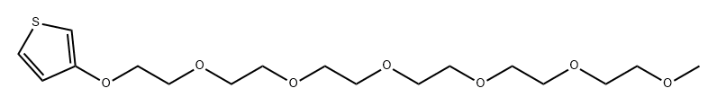 2,5,8,11,14,17-Hexaoxanonadecane, 19-(3-thienyloxy)- Structure