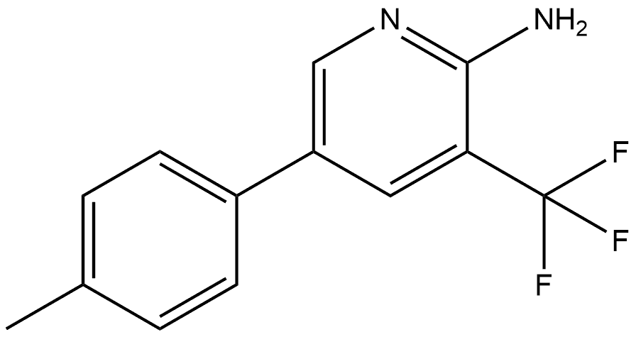 5-(4-Methylphenyl)-3-(trifluoromethyl)-2-pyridinamine Structure