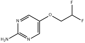 2-Pyrimidinamine, 5-(2,2-difluoroethoxy)- 구조식 이미지