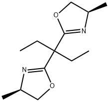 Oxazole, 2,2'-(1-ethylpropylidene)bis[4,5-dihydro-4-methyl-, (4R,4'R)- Structure