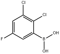 Boronic acid, B-(2,3-dichloro-5-fluorophenyl)- Structure