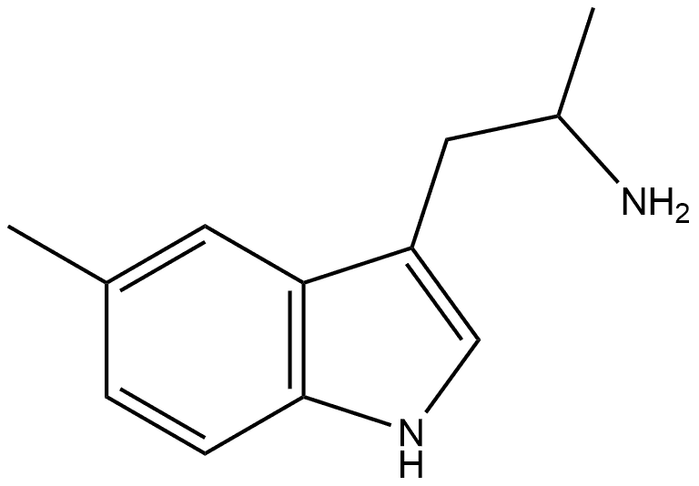 1H-Indole-3-ethanamine, alpha,5-dimethyl- Structure