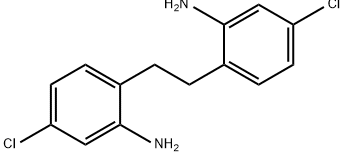 Benzenamine, 2,2'-(1,2-ethanediyl)bis[5-chloro- 구조식 이미지