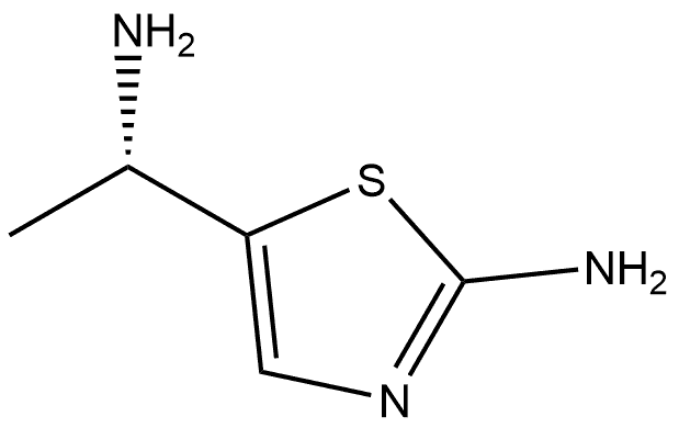 (S)-5-(1-aminoethyl)thiazol-2-amine Structure