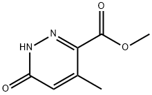 Methyl 1,6-dihydro-4-methyl-6-oxo-3-pyridazinecarboxylate 구조식 이미지