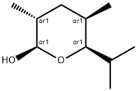 2H-Pyran-2-ol,tetrahydro-3,5-dimethyl-6-(1-methylethyl)-,(2R,3R,5R,6R)-rel-(9CI) Structure