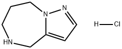 5,6,7,8-tetrahydro-4H-pyrazolo[1,5-a][1,4]diazepine hydrochloride Structure