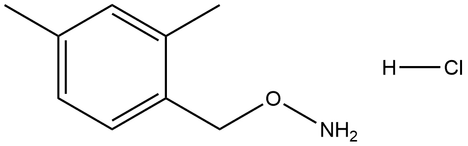 O-(2,4-Dimethylbenzyl)hydroxylamine Hydrochloride Structure