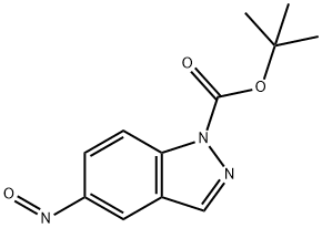 1H-Indazole-1-carboxylic acid, 5-nitroso-, 1,1-dimethylethyl ester Structure