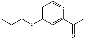 Ethanone, 1-(4-propoxy-2-pyridinyl)- 구조식 이미지