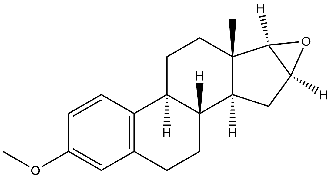 Estra-1,3,5(10)-triene, 16,17-epoxy-3-methoxy-, (16α,17α)- Structure