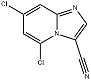 5,7-dichloroimidazo[1,2-a]pyridine-3-carbonitrile Structure