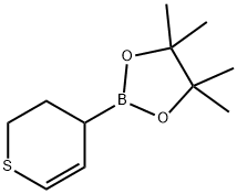 2-(3,4-Dihydro-2H-thiopyran-4-yl)-4,4,5,5-tetramethyl-1,3,2-dioxaborolane Structure