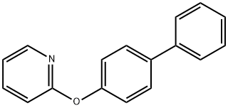 Pyridine, 2-([1,1'-biphenyl]-4-yloxy)- Structure