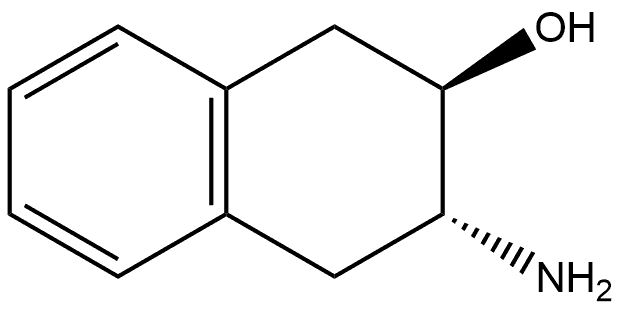 (2R, 3R)-3-Amino-1,2,3,4-tetrahydro-naphthalen-2-ol Structure