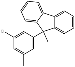 9-(3-Chloro-5-methylphenyl)-9-methyl-9H-fluorene Structure