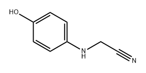 Acetonitrile, 2-[(4-hydroxyphenyl)amino]- 구조식 이미지