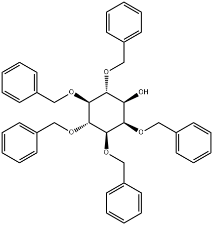 D-myo-Inositol, 2,3,4,5,6-pentakis-O-(phenylmethyl)- Structure