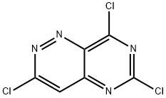 3,6,8-Trichloropyrimido[5,4-c]pyridazine Structure