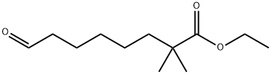 Octanoic acid, 2,2-dimethyl-8-oxo-, ethyl ester Structure