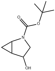 2-Azabicyclo[3.1.0]hexane-2-carboxylic acid, 4-hydroxy-, 1,1-dimethylethyl ester Structure