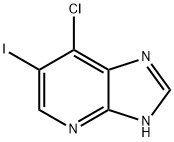 7-Chloro-6-iodo-3H-imidazo[4,5-b]pyridine Structure