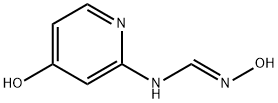 Methanimidamide, N-hydroxy-N'-(4-hydroxy-2-pyridinyl)- 구조식 이미지