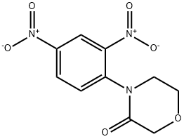 4-(2,4-Dinitrophenyl)-3-morpholinone 구조식 이미지