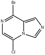 Imidazo[1,5-a]pyrazine, 8-bromo-5-chloro- Structure