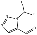 1H-1,2,3-Triazole-5-carboxaldehyde, 1-(difluoromethyl)- Structure