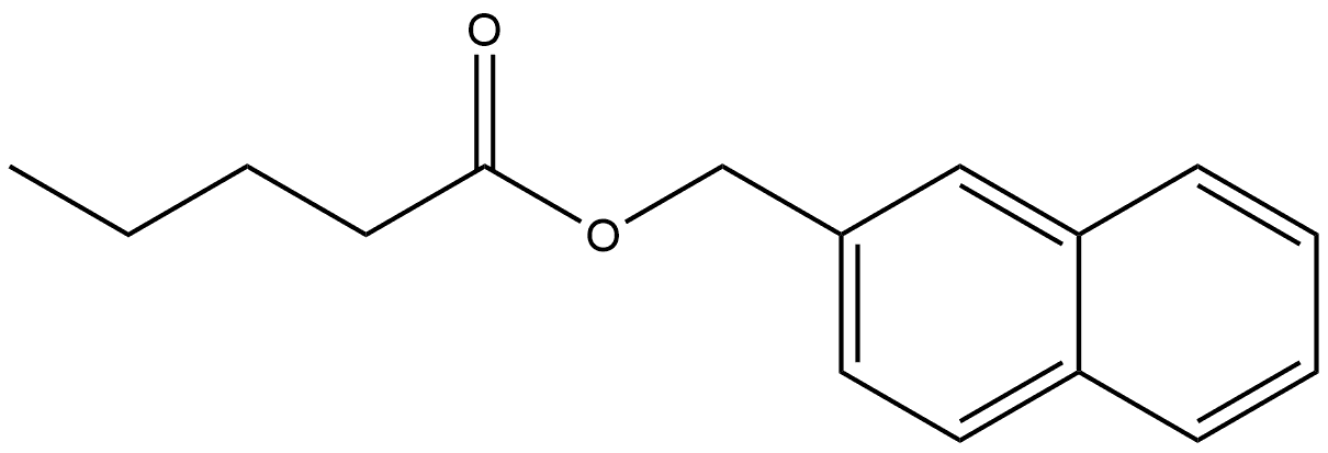 2-Naphthalenylmethyl pentanoate Structure