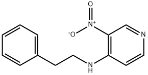 4-Pyridinamine, 3-nitro-N-(2-phenylethyl)- Structure