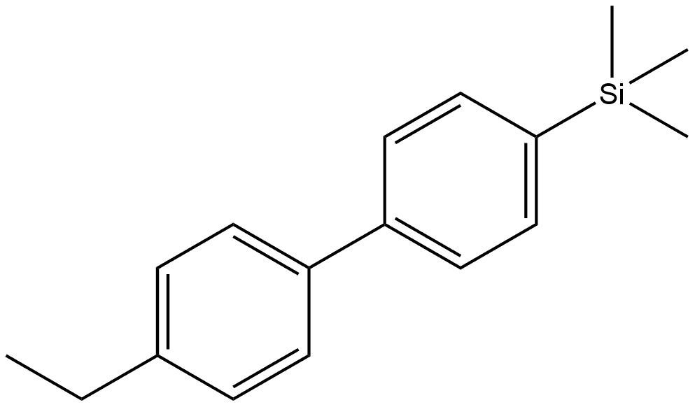 (4'-ethyl-[1,1'-biphenyl]-4-yl)trimethylsilane Structure