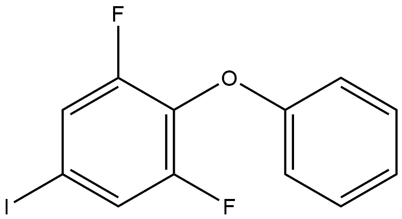 1,3-Difluoro-5-iodo-2-phenoxybenzene Structure