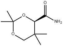 1,3-Dioxane-4-carboxamide, 2,2,5,5-tetramethyl-, (4R)- 구조식 이미지