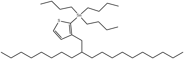 Tributyl[3-(2-octyldodecyl)-2-thienyl]stannane Structure