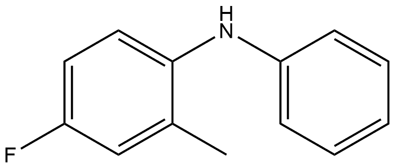 4-Fluoro-2-methyl-N-phenylbenzenamine Structure