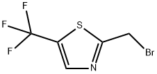 Thiazole, 2-(bromomethyl)-5-(trifluoromethyl)- Structure