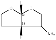 Furo[2,3-b]furan-3-amine, hexahydro-, (3aS,6aR)- 구조식 이미지