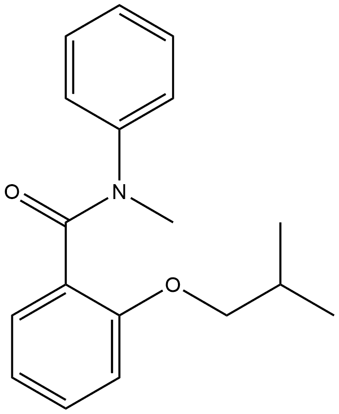 N-Methyl-2-(2-methylpropoxy)-N-phenylbenzamide Structure